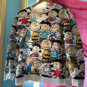 Peanut character sweatshirt